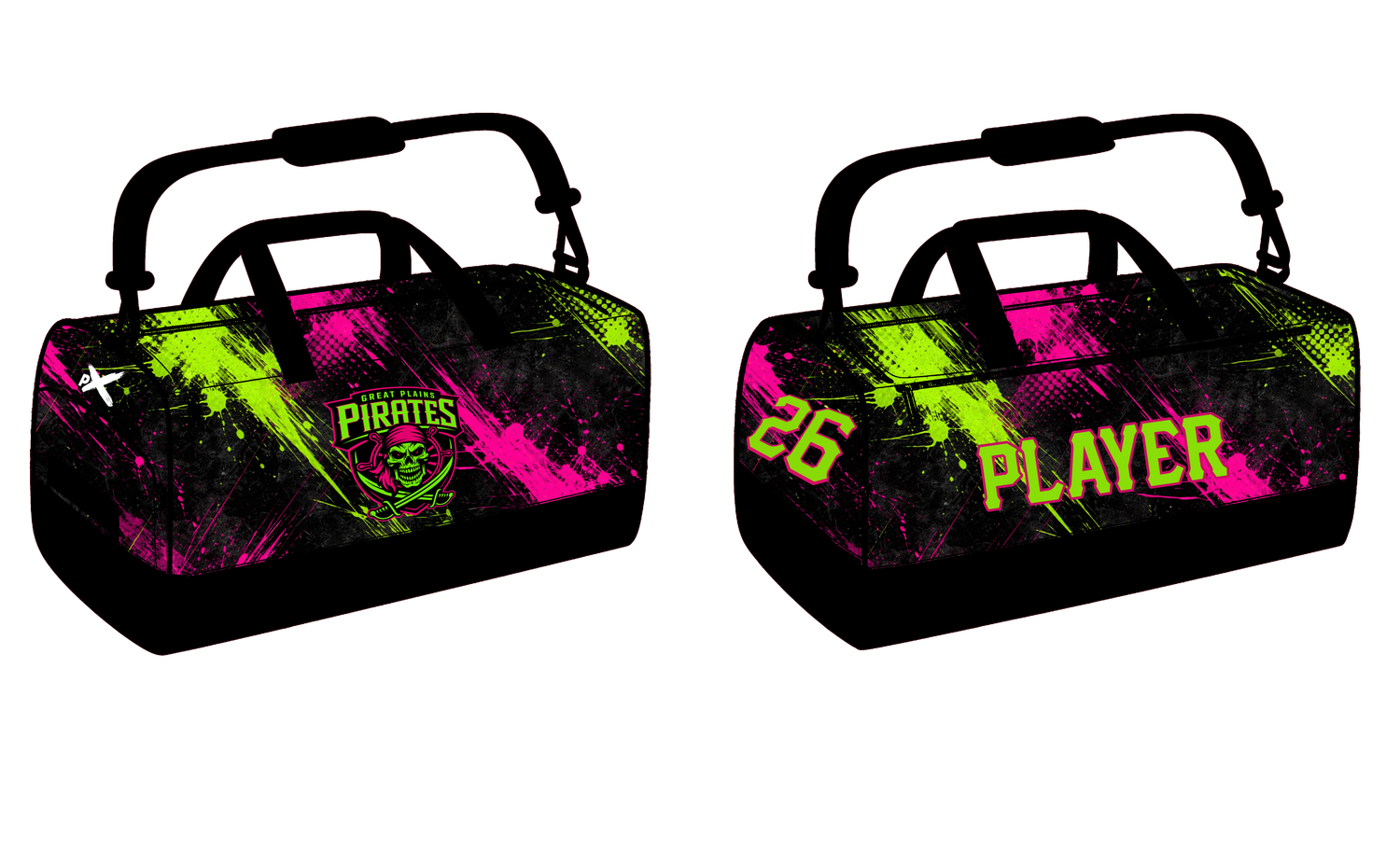 Great Plains Pirates - Custom Football Equipment Bag