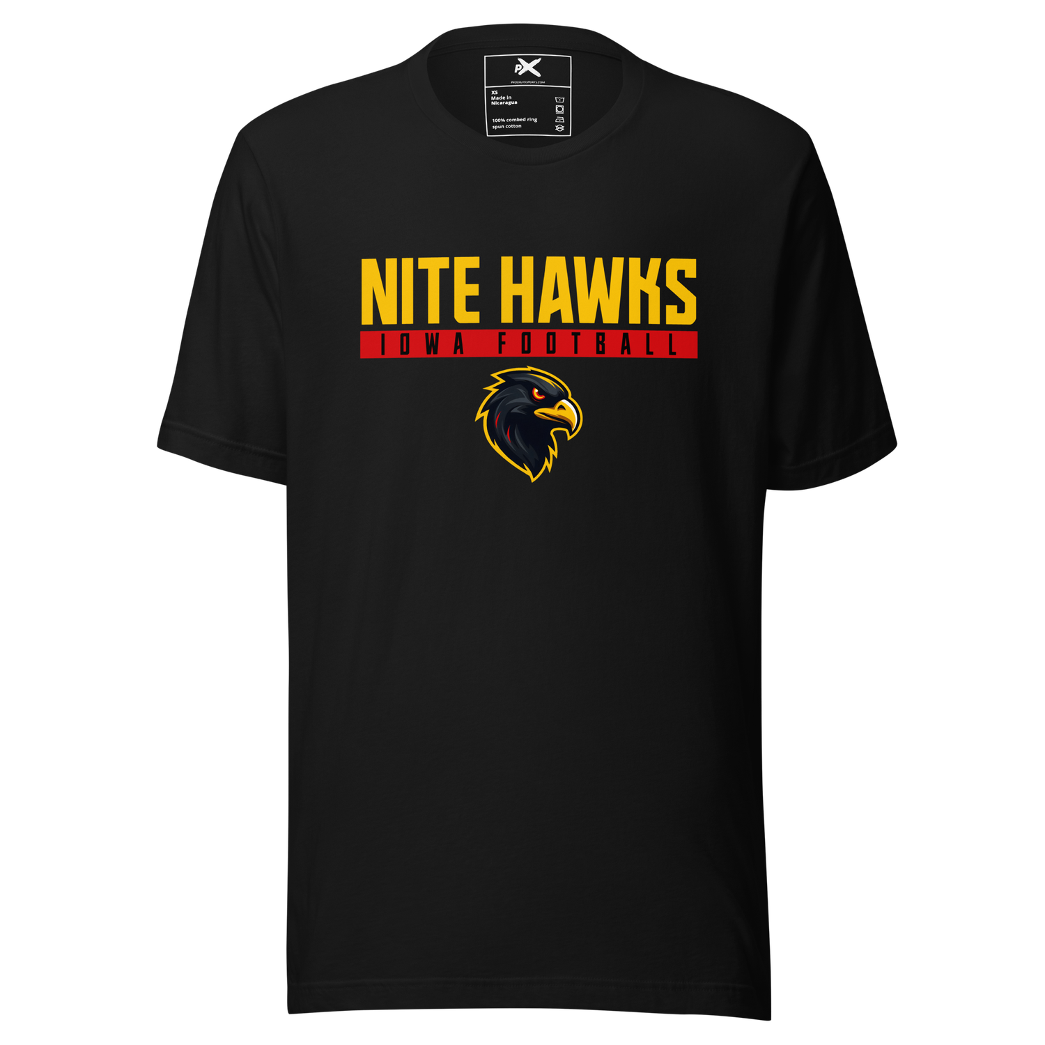 Iowa Nite Hawks - Bold Font Graphic Tee