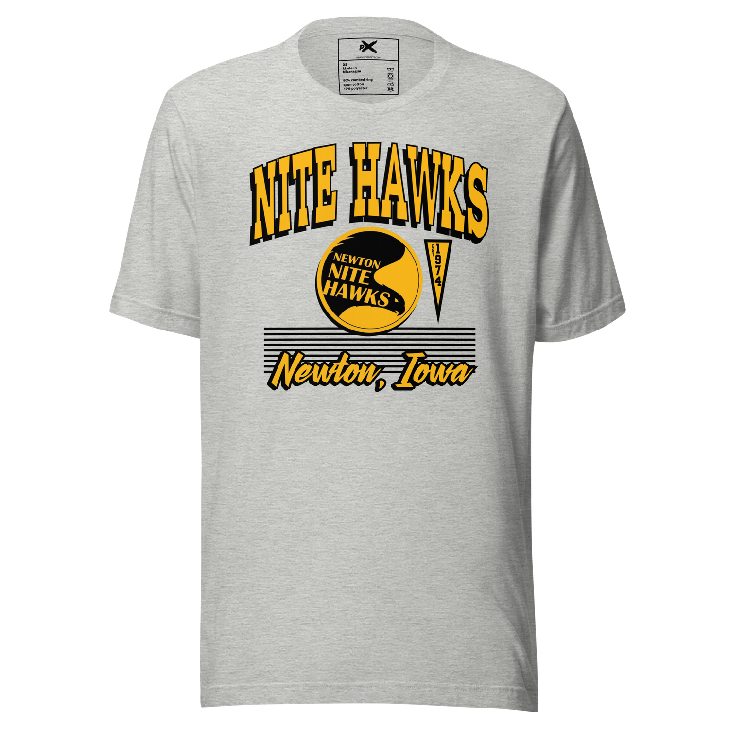 Iowa Nite Hawks - Retro Logo Tee