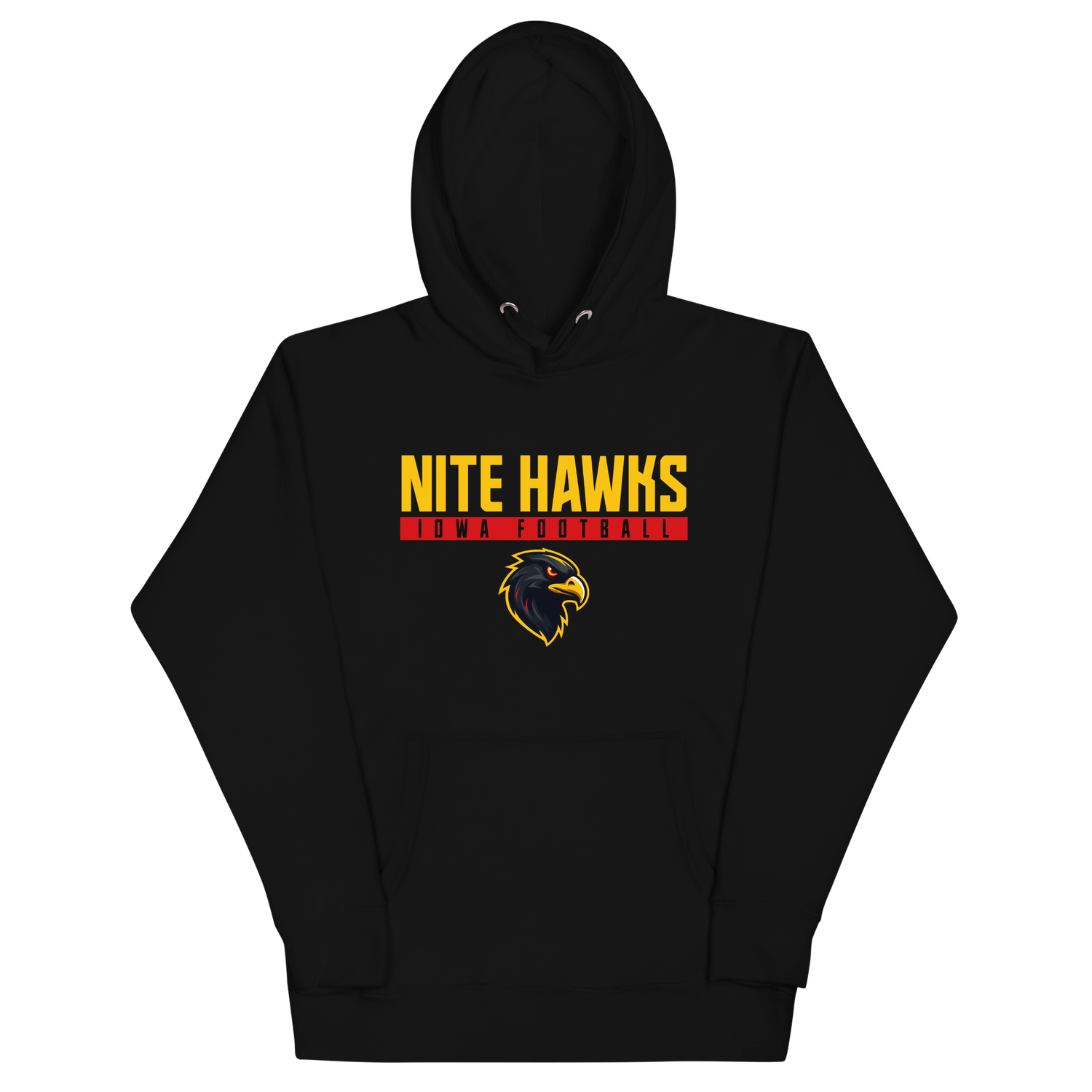 Iowa Nite Hawks - Bold Hoodie
