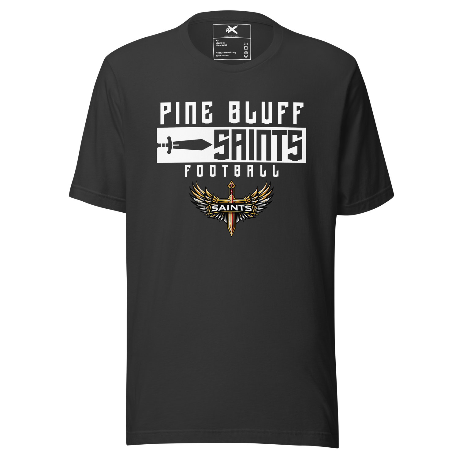 Pine Bluff Saints Sword Tee