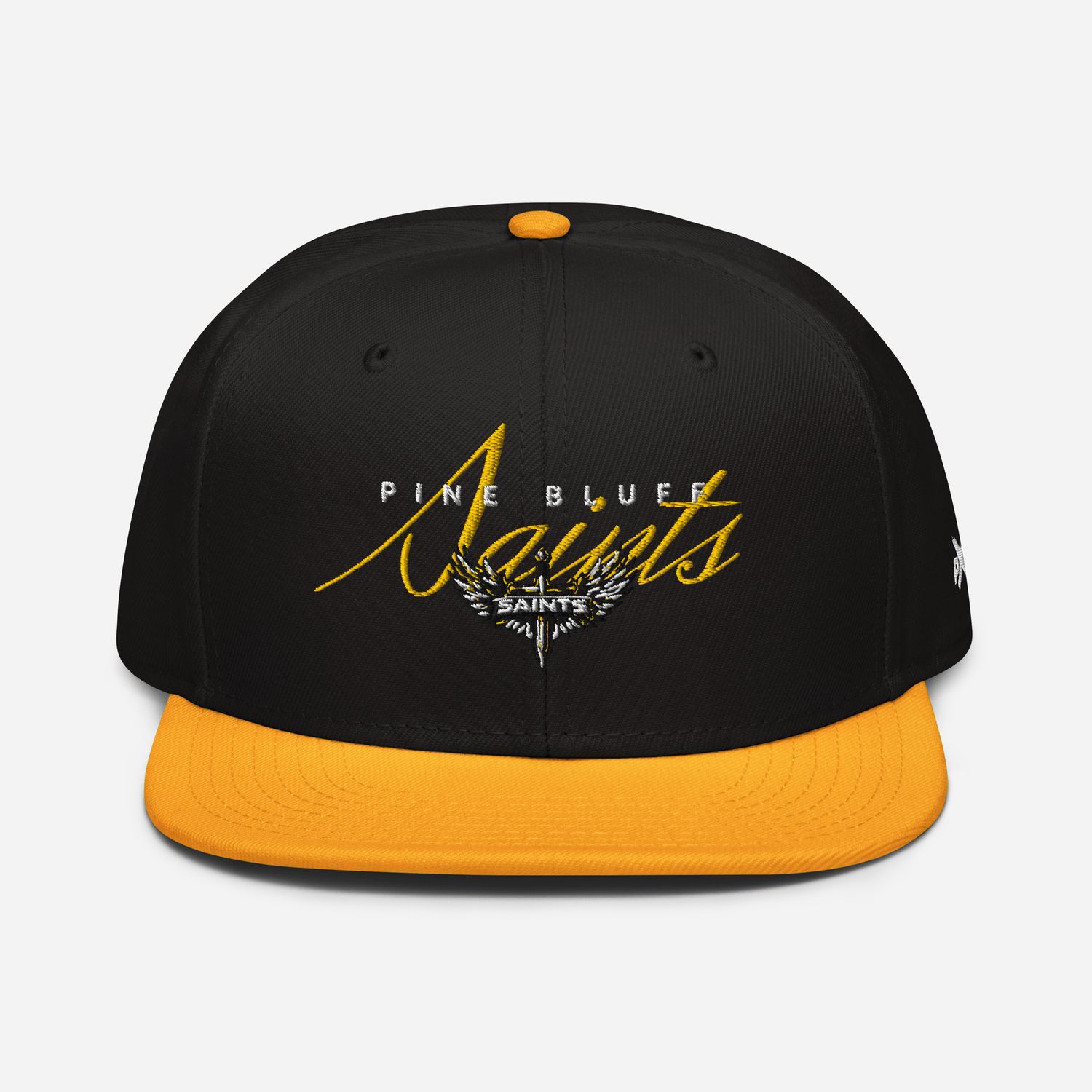 Pine Bluff Saints Script Snapback Hat