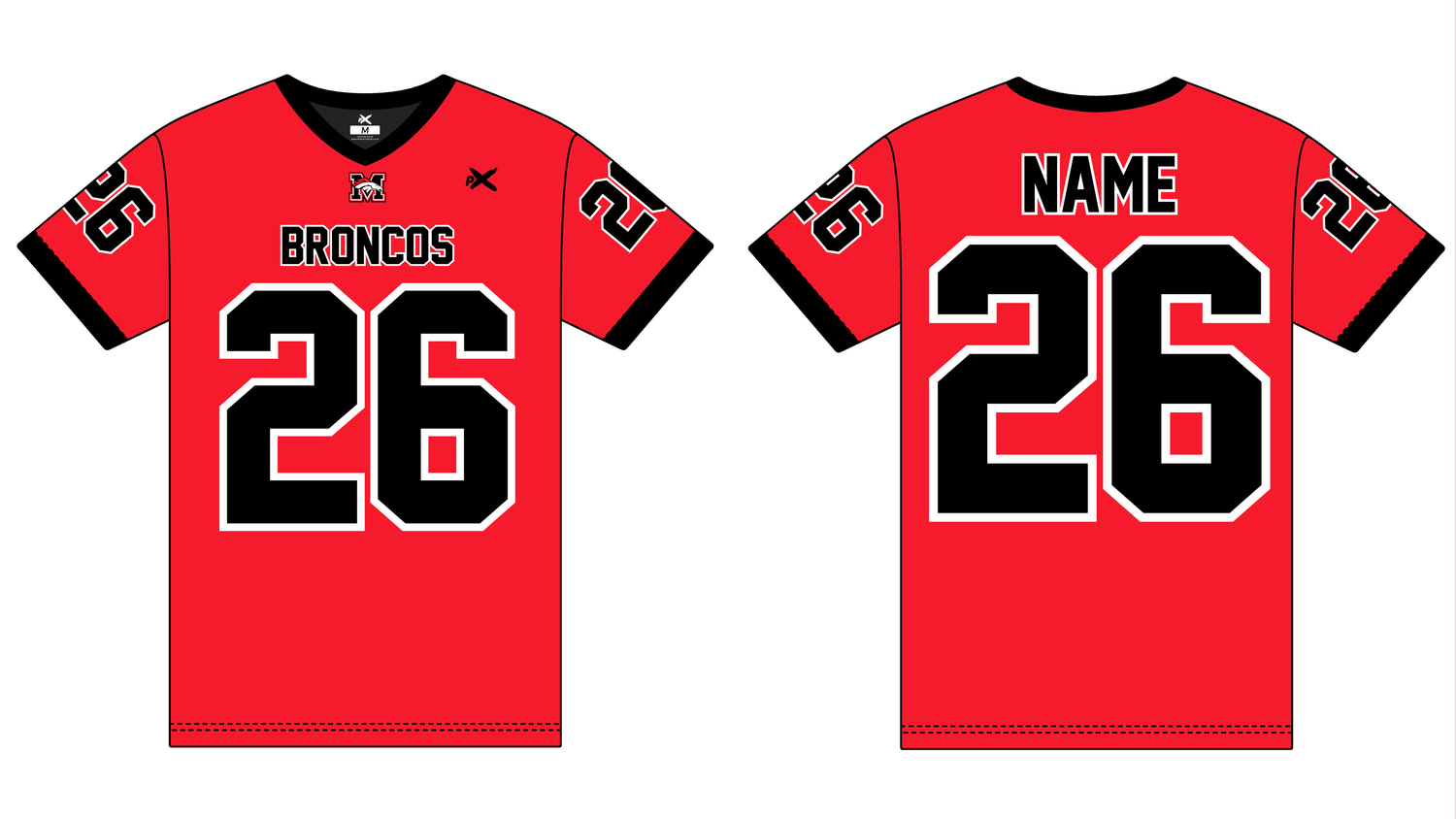 Mustang Broncos - Fan Replica Jersey - Troy Sanchez
