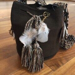 Bolsa Tejida Colombiana Café