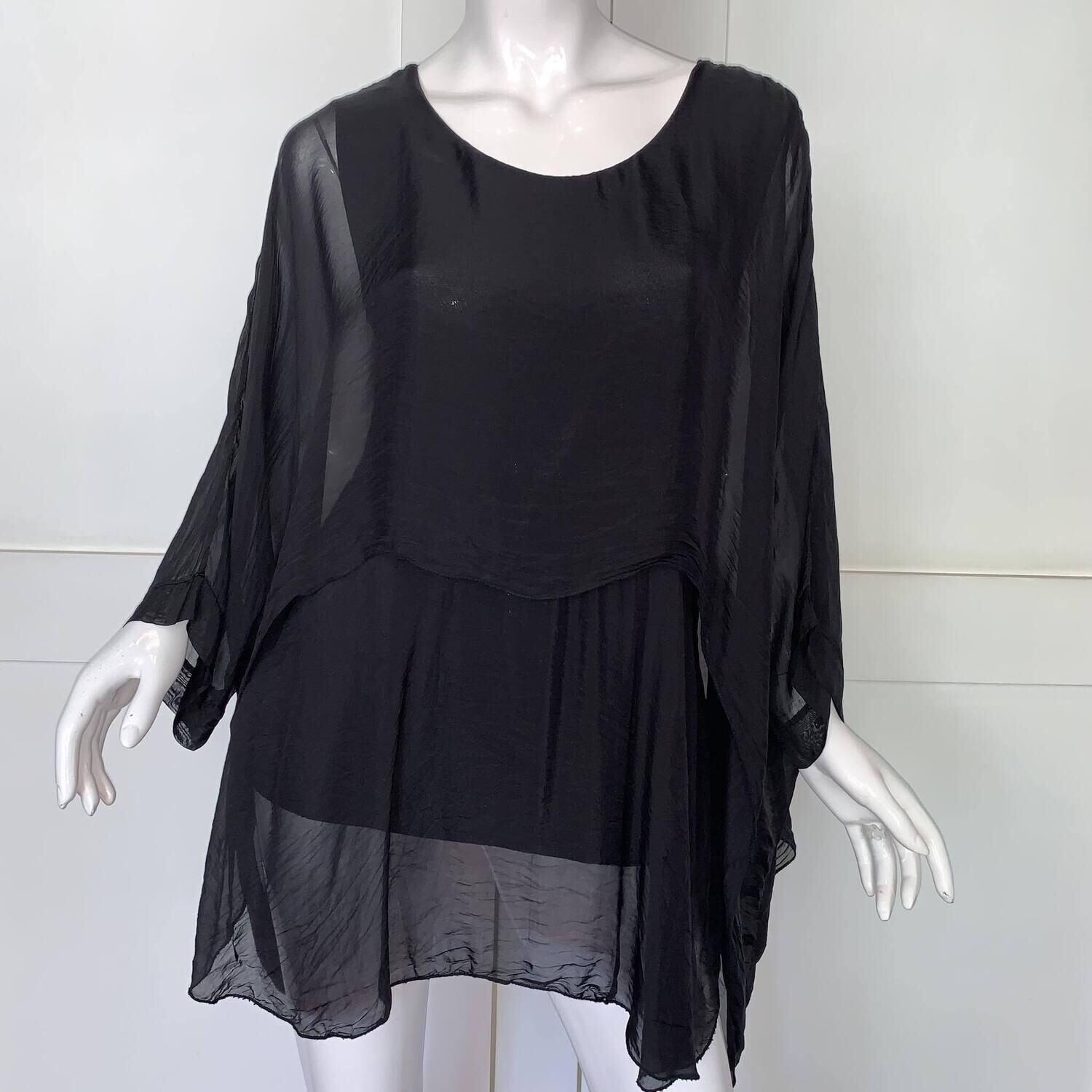 Blusa Seda Doble