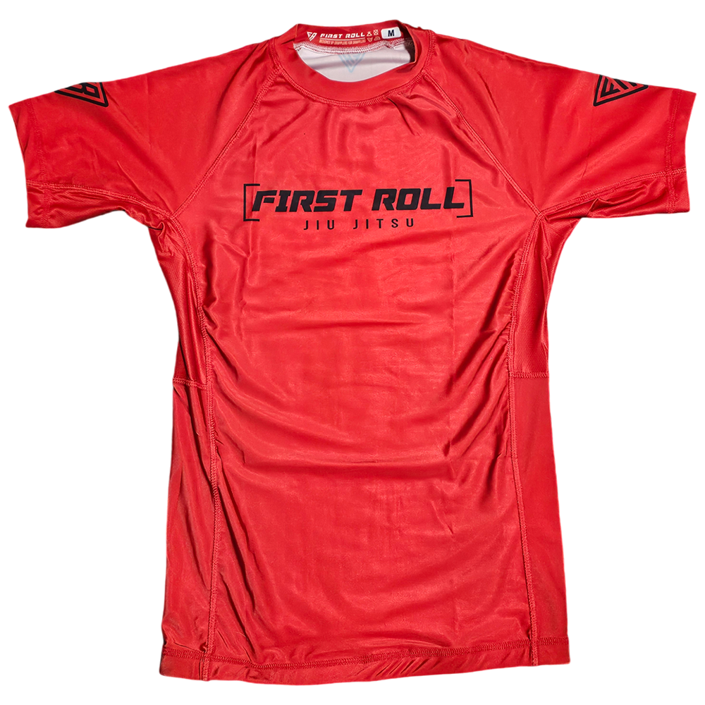 CORE COMBAT RED RASHGUARD