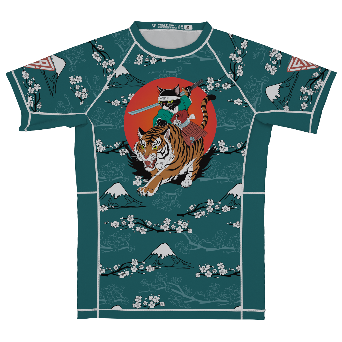 TOJO THE WARRIOR CAT RASHGUARD