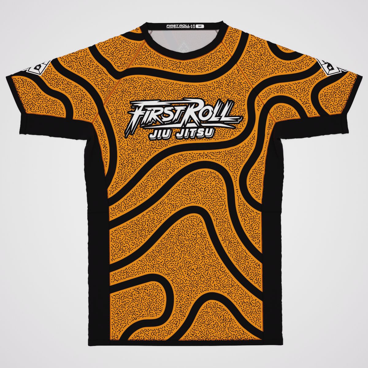RANKED ORANGE STIPPLE RASHGUARD