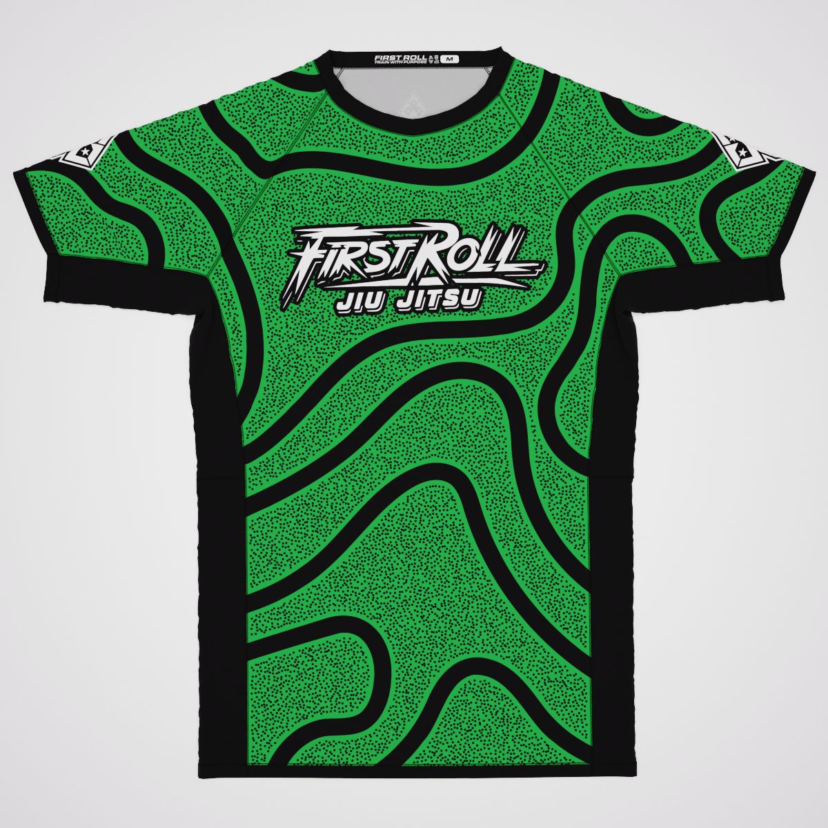 RANKED GREEN STIPPLE RASHGUARD