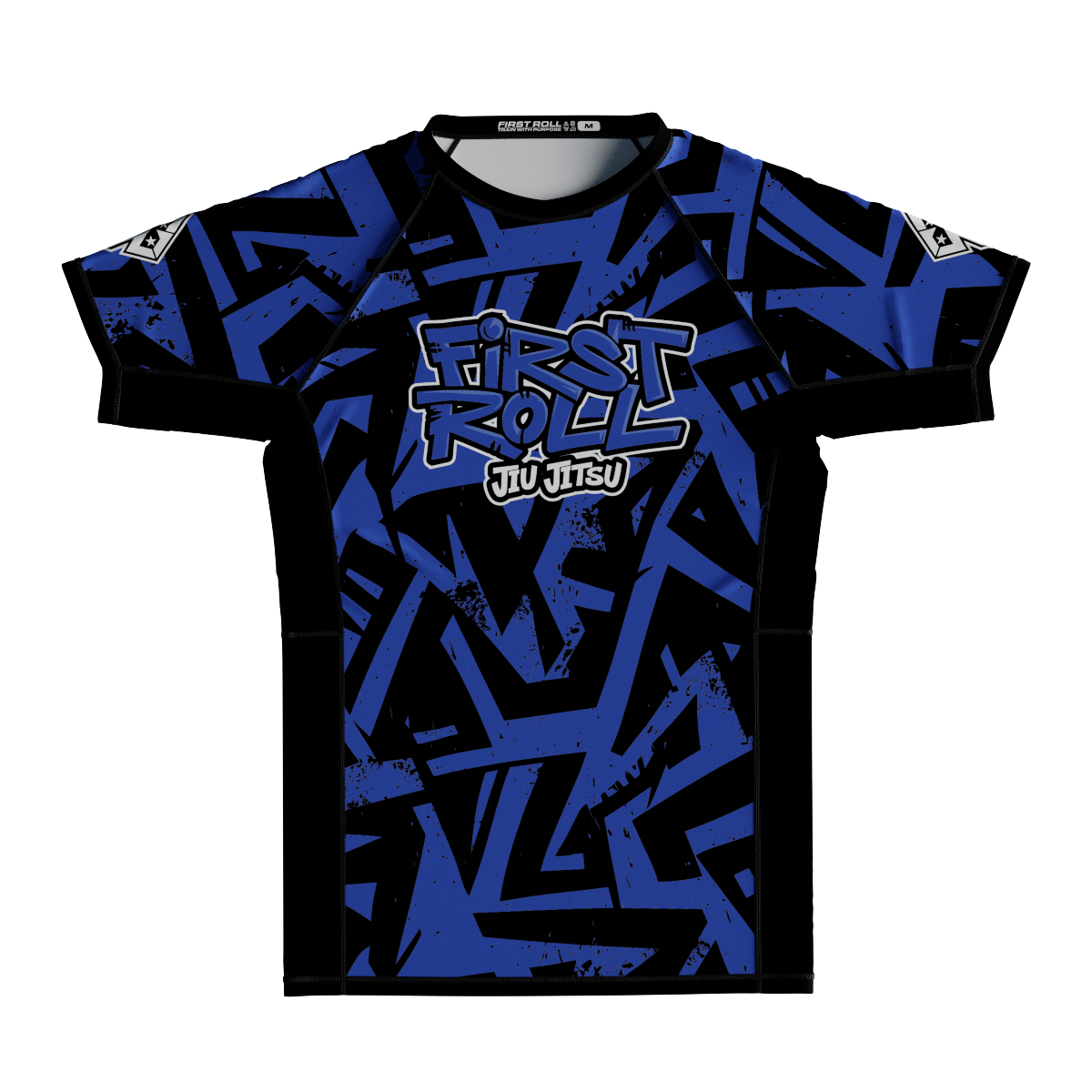 ADULT RISER RANKED RASHGUARD, Size: YXL, ADULT RANKED COLOR: BLUE