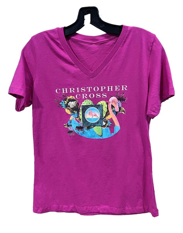 Christopher Cross WOMEN&#39;S T-SHIRT - Berry