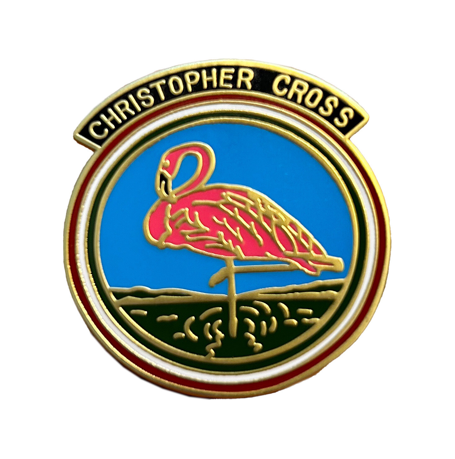 Christopher Cross Lapel Pin