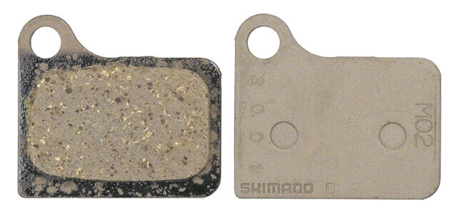 Shimano M02 Resin Disc Brake Pads and Spring for Deore M555 Calipers