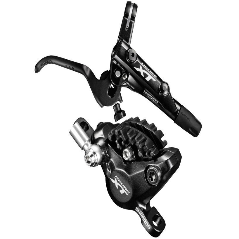 XT M8000 Disc-Brake Set, Left/Front, Metal w/ fin