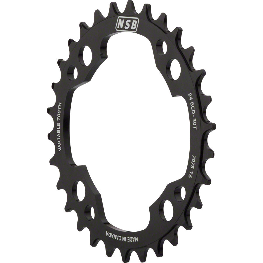 North Shore Billet Variable Tooth Chainring: 28T x 94mm BCD for SRAM X01 Cranks