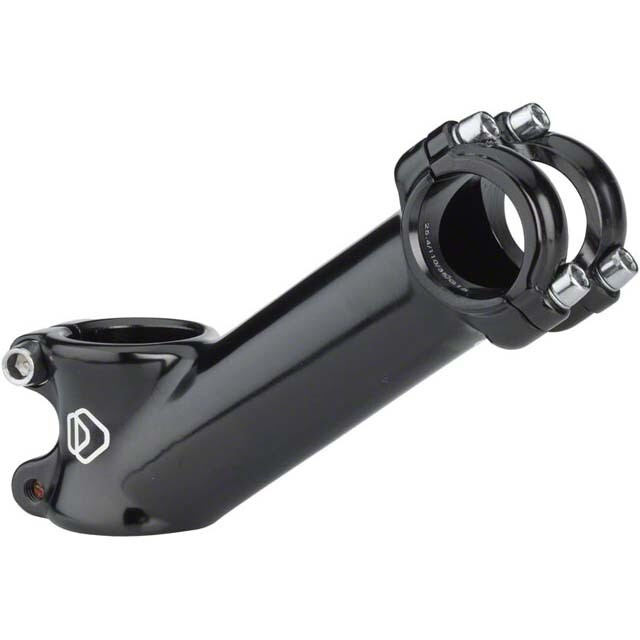 Dimension 25.4 Stem - 90mm, 25.4 Clamp, 35, 1 1/8", Alloy, Black