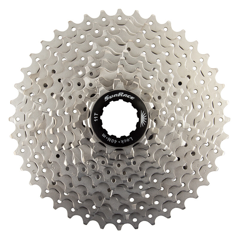 SunRace CS-MS 10s Cassette, 11-40t, Champagne