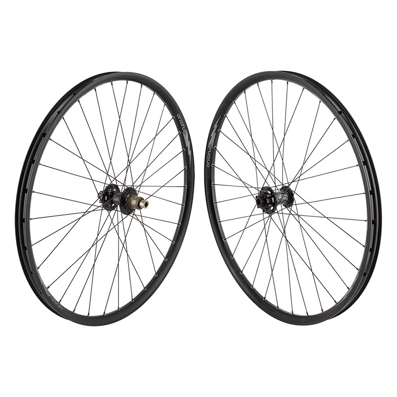 PAIR - Wheelmaster 27.5" (584x27), OR8 Bolt Aly MTB AM 20mm, TBLS Disc BK 32, OR8 MT1110 ELITE 11sXD 6B 15mm 12mm Seal BK 142mm DT2.0 BK
