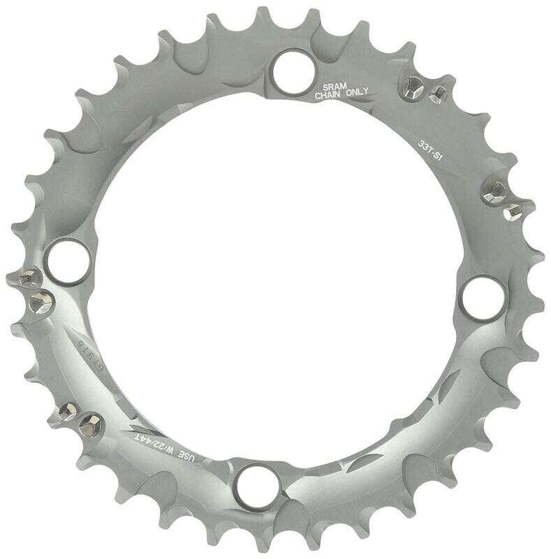 SRAM/Truvativ 33T x 104mm 10 Speed Middle Chainring, S1 3010(Grey)
