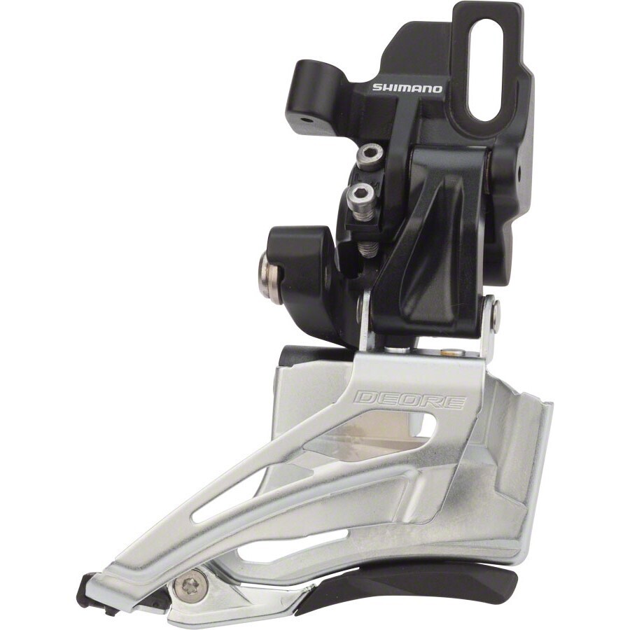 Shimano Deore M618-D 10-Speed Double Down-Swing Dual-Pull Direct-Mount Front Derailleur