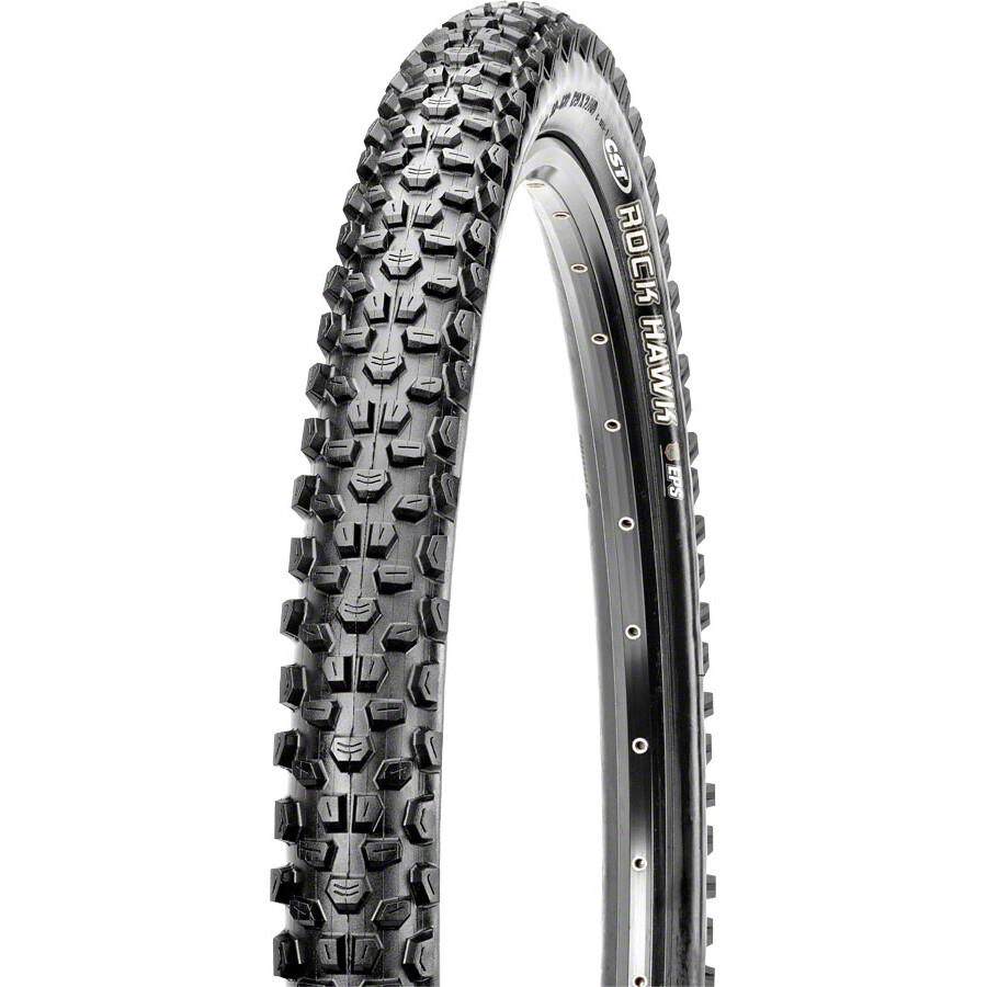 26" x 2.25 CST Rock Hawk Tire Clincher, Wire, Black