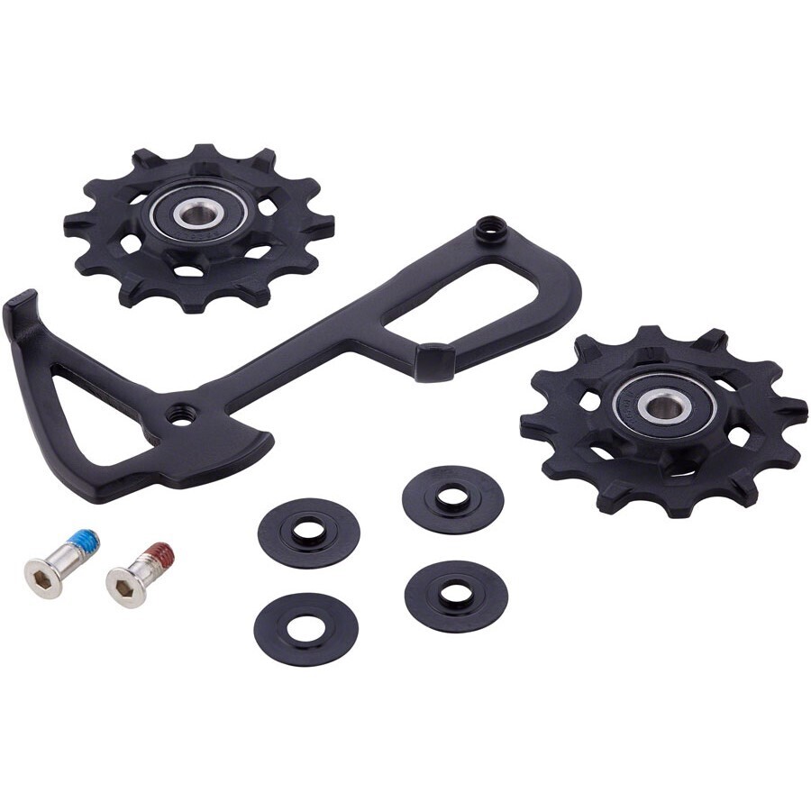SRAM GX 1X11/Force1/Rival1 Type 2.1 Rear Derailleur Pulley Kit and Long Cage Assembly