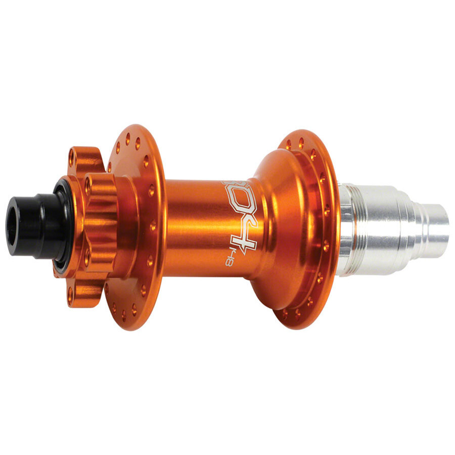 Hope Pro 4 Rear Hub - 12 x 148mm Boost, 6-Bolt, XD, Orange