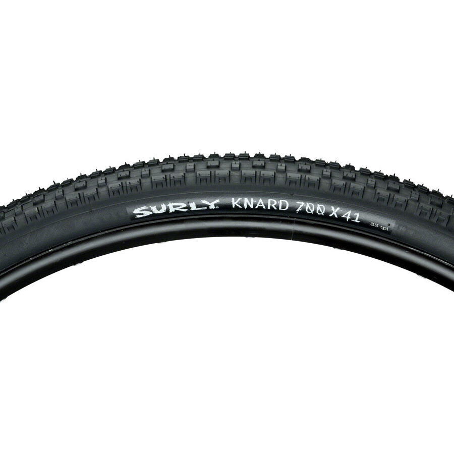 Surly Knard Tire - 700 x 41, Clincher, Folding, Black, 33tpi
