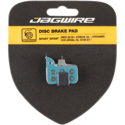 Jagwire Sport Organic Disc Brake Pads for SRAM Red 22 B1, Force 22, CX1, Rival 22, S700 B1, Level Ultimate