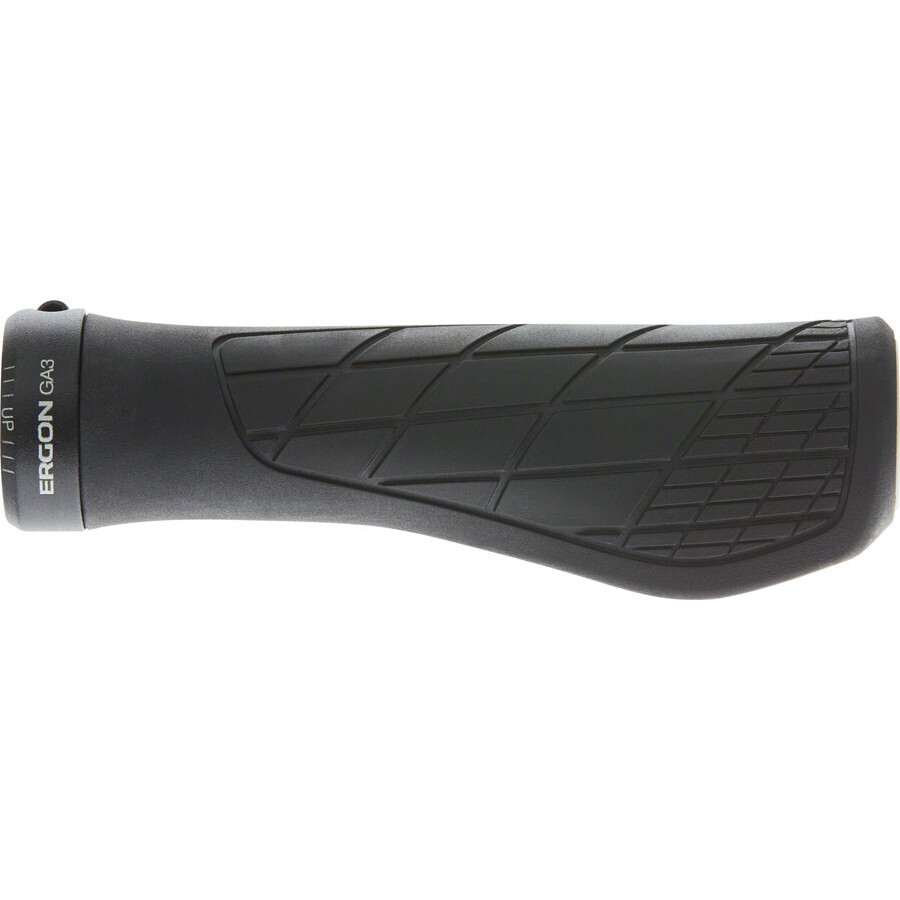 Ergon GA3 Grips - Black, Lock-On, Small