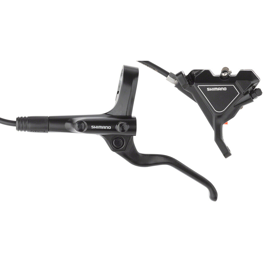 Shimano Altus BL-MT201/BR-UR300 Disc Brake and Lever - Front, Hydraulic, Flat Mount, Resin Pads, Black