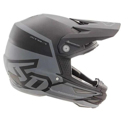 "6D ATB-1 Flight Helmet, Black/Charcoal - S NLS"