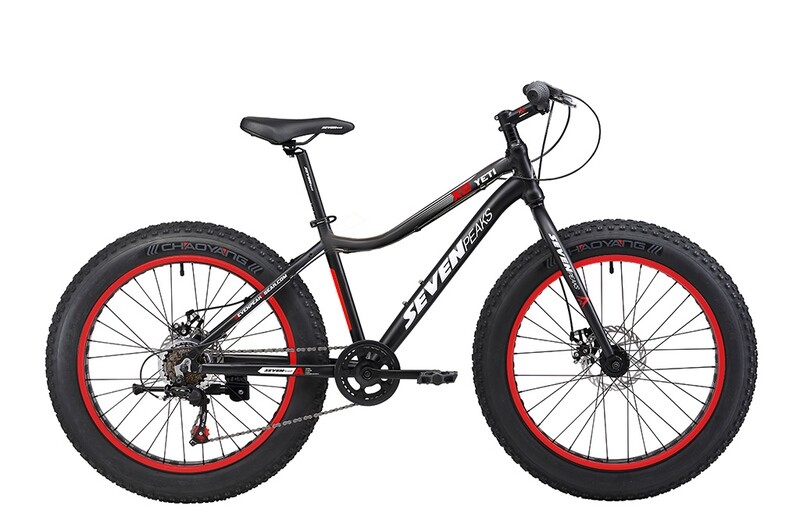 Seven Peaks Junior X2 Yeti 24" Fatbike Black