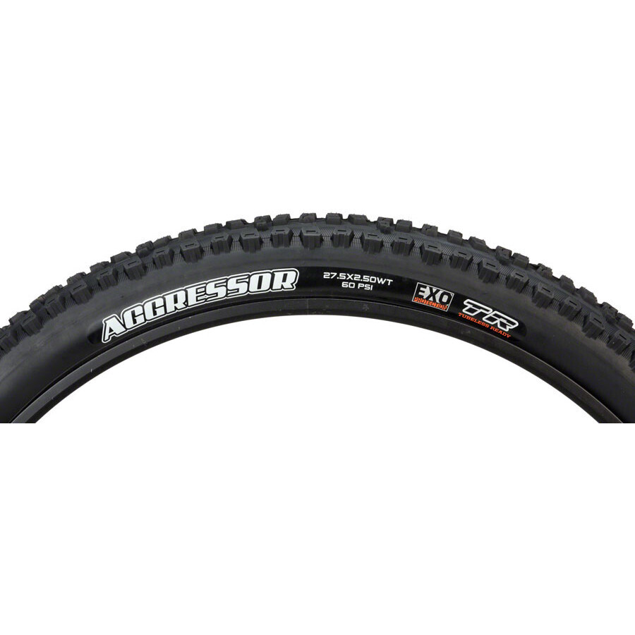 Maxxis Aggressor Tire - 27.5 x 2.5, Tubeless, Folding, Black, Dual, EXO, Wide Trail