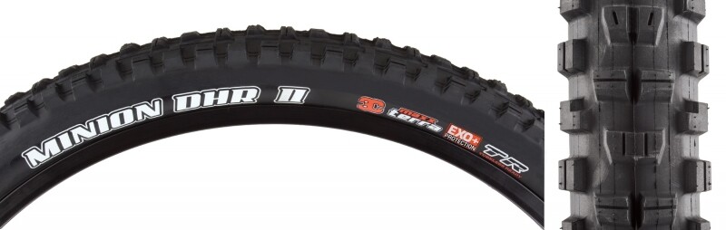 Maxxis Minion DHR II Tire - 27.5 x 2.8, Tubeless, Folding, Black, 3C MaxxTerra, EXO+