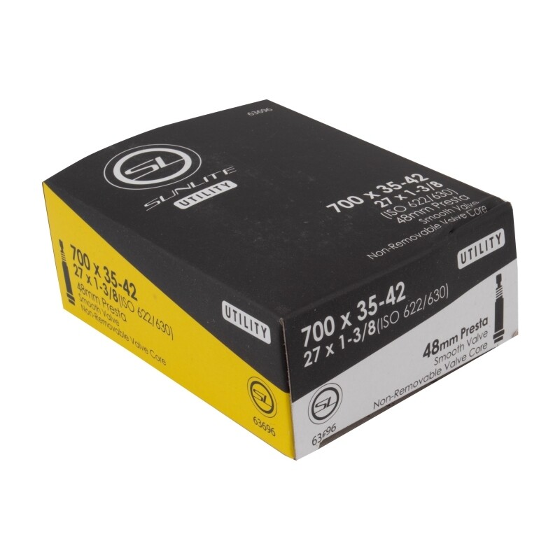 Sunlite Utili-T Standard Presta Valve Tube 700 x 35-42 PV  48mm