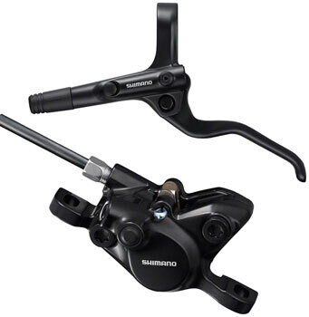 DISC BRAKE ASSEMBLED SET, BL-MT201(L), BR-MT200(F), BLACK, W/O ADAPTER, RESIN PAD (W/O FIN), SM-BH59-SS BLACK 1000 MM BLACK