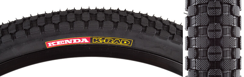 Kenda K-Rad Tire - 24 x 1.95, Clincher, Wire, Black