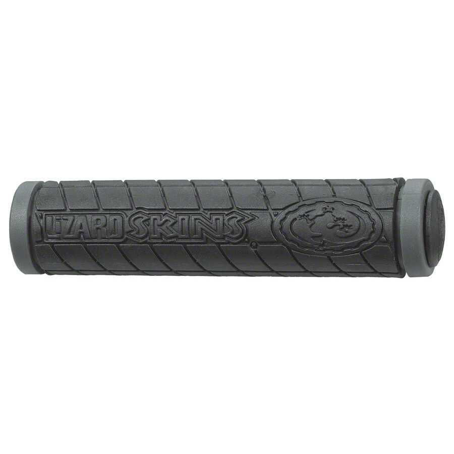Lizard Skins Dual Density MTB Grips: Black/Gray