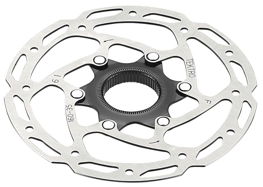 Tektro TR203-35 Disc Brake Rotor - 203mm, Center-Lock, Silver