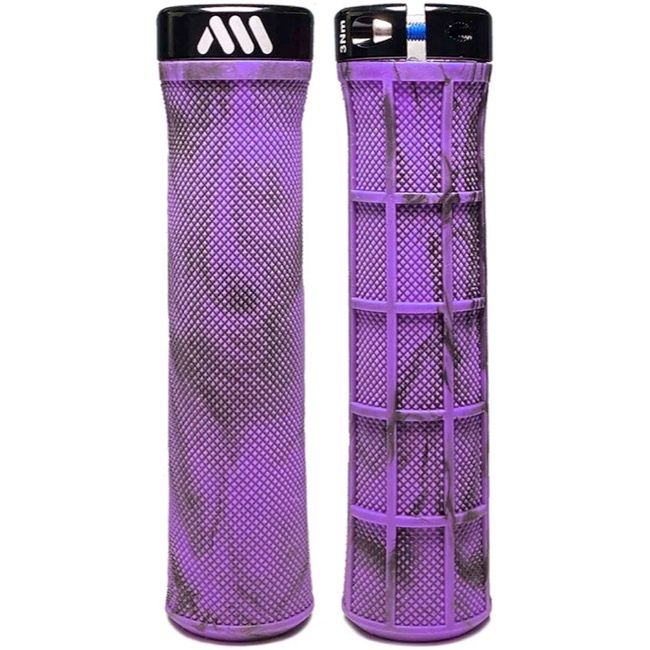 AMS Berm Grips Purple Camo