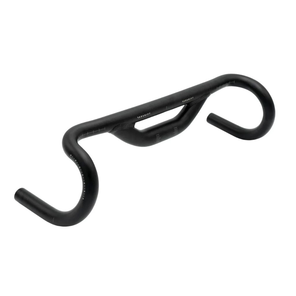 Redshift Sports Top Shelf Drop Bar 70mm Rise 10 deg- 44cm, Black