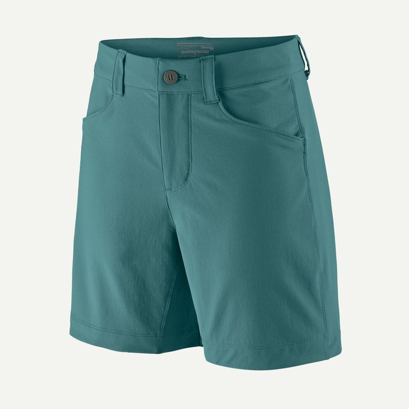 Women's Landfarer Bike Shorts 4  Wetland Blue