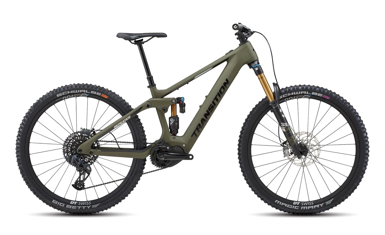 Transition Repeater Carbon GX AXS Small, Mossy Green