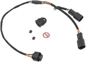 Bosch Dual Battery Y-Adapter - 515/430mm cable, Charging Socket, eBike System 2