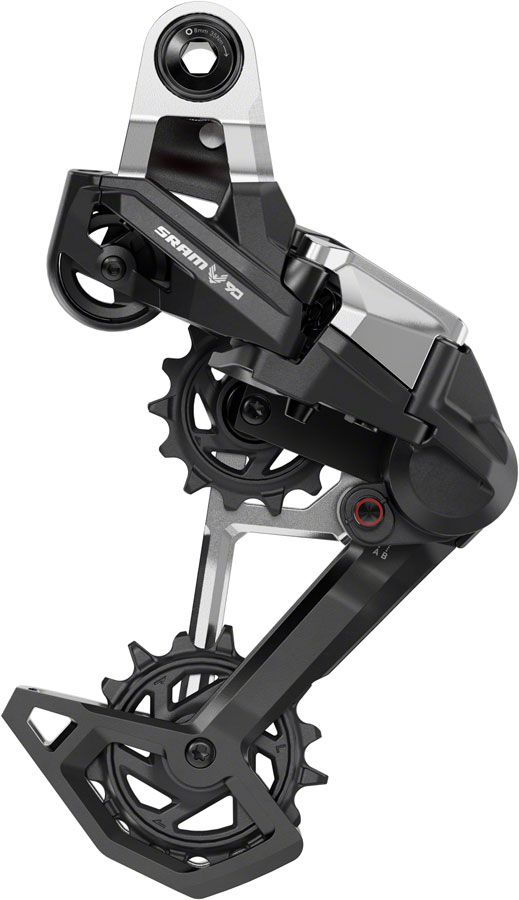 SRAM Eagle 90 T-Type Rear Derailleur - 12-Speed, Long Cage, 52t Max, Full Mount, Aluminum Cage, Black/Silver