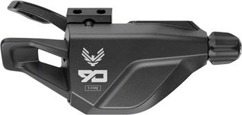 SRAM Eagle 90 T-Type Single Click Trigger Shifter - Rear, 12-Speed, Discrete Clamp, Black