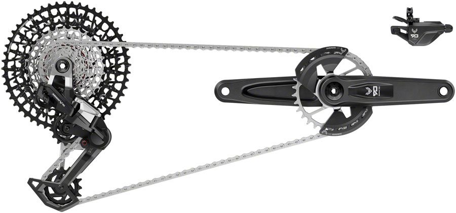 SRAM Eagle 90 T-Type Groupset - 170mm Wide Crank, 32t Chainring, Trigger Shifter, 10-52t 12-Speed Cassette, Rear Derailleur, Chain