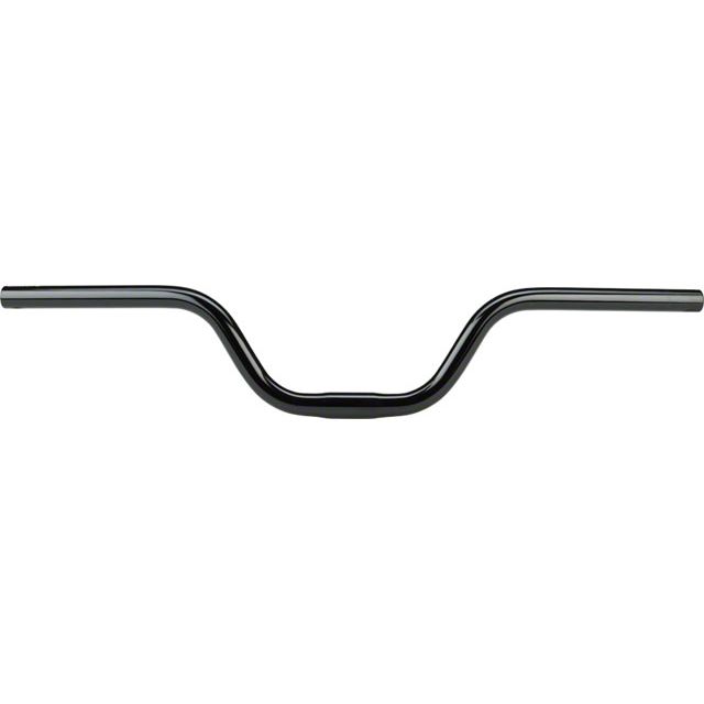 MSW High-Rise Bar 100mm Rise w/ 15d Sweep, Black