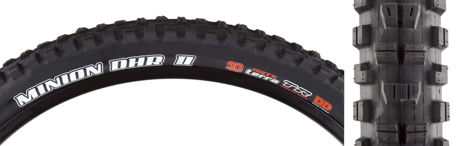 Maxxis, Minion DHR2, Tire, 29''x2.40, Folding, Tubeless Ready, 3C Maxx Terra, Double Down, Wide Trail, 120x2TPI, Black